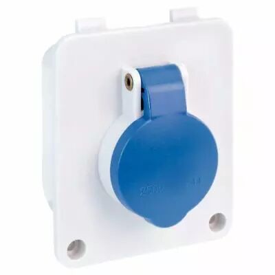 Socle PC 2P+T 16A IP44 ( pour coffret de chantier mono) (19206)