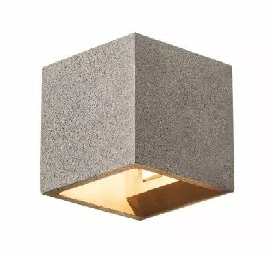 SOLID CUBE, applique int�rieure, noir, G9/QT14, 25W max, b�ton (1000911)