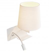 SOMNILA FLEX, applique intérieure, liseuse, version droite, blanc, LED, 3W, 3000K, avec port USB (1003460)