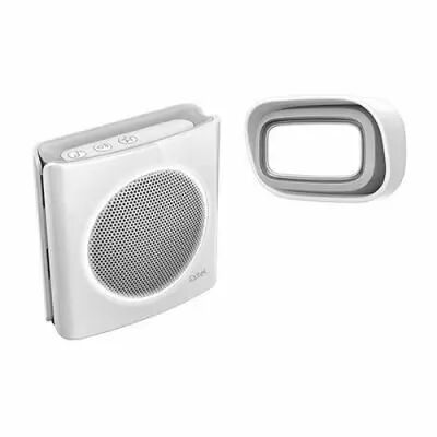 Sonnette sans fil diBi Flash � piles Blanc (081735)
