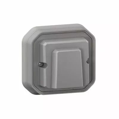 Sortie de c�ble 16A Plexo complet encastr� gris (069848L)