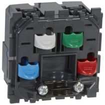 Sortie de cable Céliane-bornes auto face avant-livrées avec serre-câbles