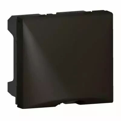 Sortie de c�bles Mosaic 2 modules avec serre-c�bles pour c�ble �12mm maximum et �4mm minimum - noir mat (079150L)