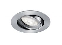 SPEED 70 R 230 - Encastré GU10, rond, basculant, nickel, lampe non incl. (4896)