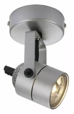 SPOT 79, applique et plafonnier int�rieur, gris argent, GU10/QPAR51, 50W max (132024)