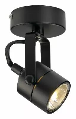 SPOT 79, applique et plafonnier int�rieur, noir, GU10/QPAR51, 50W max (132020)