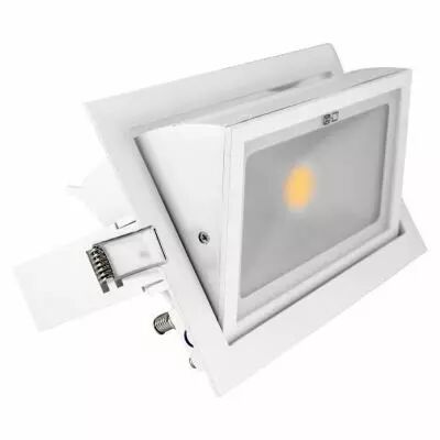 spot encastrable orientable 230v 230 x 140 30 watt blanc 3000k (7690)