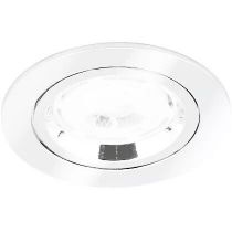 spot encastré aluminium fixe 1/4 de tour gu10 blanc (endlm356w)