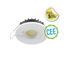 Spot LED CCT 6W 2700/3000/4000K Gradable blanc + Détecteur (100619)