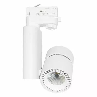 spot led sur rail 28 watt blanc 3000k ip40 230v (8321)