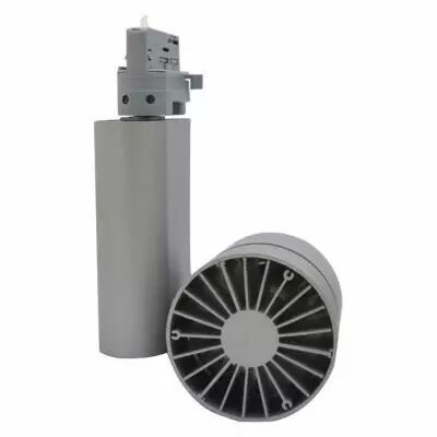 spot led sur rail 40 watt gris 4000�k ip40 230v (8341)