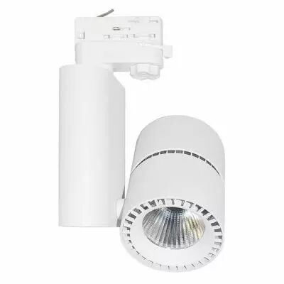 spot led sur rail 40 wattblanc 3000k ip40 230v (8344)