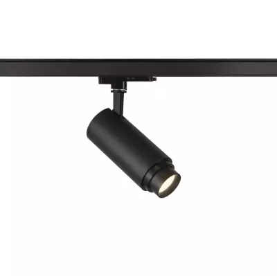 Spot pour rail 3 allumages int�rieur, 15�, noir, LED, 20W, 4000K, variable Dali (1006118)
