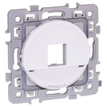 SQUARE plastron RJ45 format KEYSTONE BLC (60278)