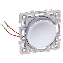 SQUARE POUS 10A lum. ou tém. SILVER (60405)