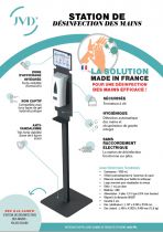 Station de désinfection des mains Yaliss blanc (8441448TO)
