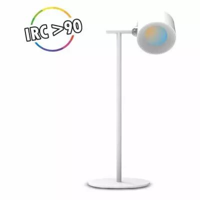 sun lampe de bureau 2w 3cct dim ronde blc  (100863)