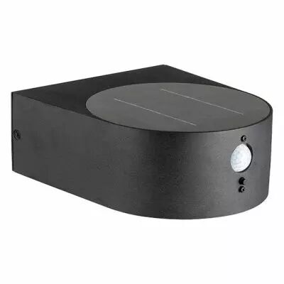 sunny applique led solaire 5w 3000k rond + detecteur ir (100679)