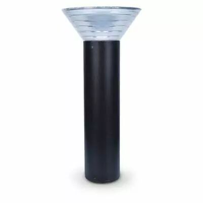 sunny coupole potelet solaire conique 9v 500mm 4w 3000k noir ip65 (70902)