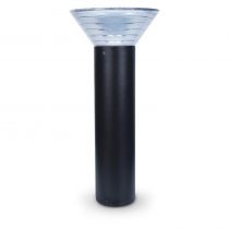 sunny coupole potelet solaire conique 9v 500mm 4w 4000k noir ip65 (70903)