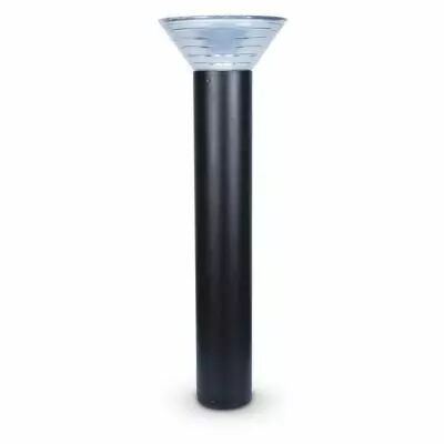 sunny coupole potelet solaire conique 9v 800mm 4w 3000k noir ip65 (70900)