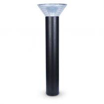 sunny coupole potelet solaire conique 9v 800mm 4w 3000k noir ip65 (70900)