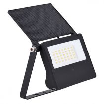 sunny lumos ii projecteur led solaire 8w 3000k + detecteur hf (100677)
