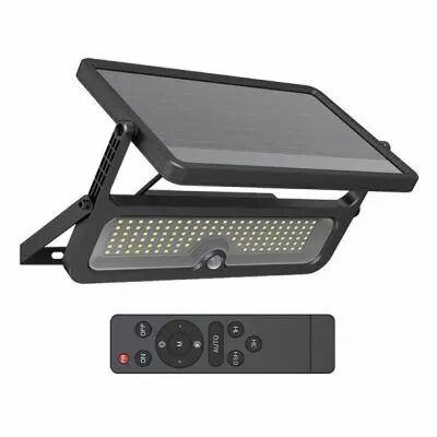 sunny lumos ii projecteur led solaire 8w 3kk + detect ir + telec (100676)