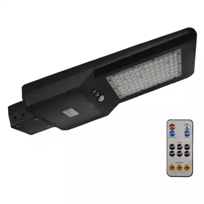 sunny street tete de lampadaire solaire 40w 4000k ip65 + detect ir (90304)