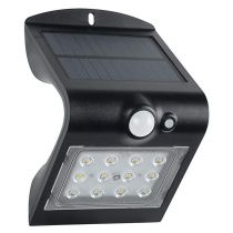 &sunny vigne appl solaire 1,5w 4000k noir ip65 + detect ir (70471)