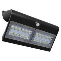sunny vigne appl solaire 8w 4000k noir ip65 + detect ir (70477)