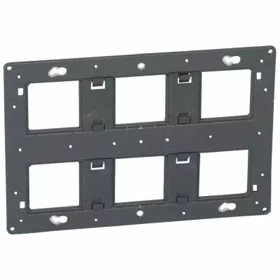 Support grand format Batibox-pour Prog C�liane/Mosaic-2x3 postes-2x6/8 mod