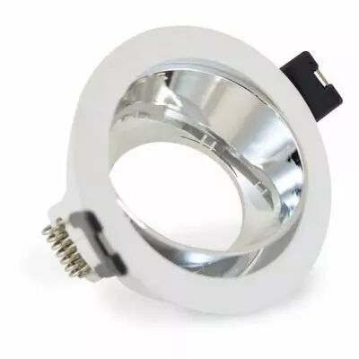 &support spot diam 80mm argent rotatif orient basse luminance (7728)