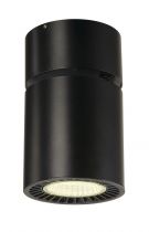 SUPROS CL plafonnier, rond, noir, 2100lm, 4000K, SLM LED, réflect 60°, IRC90 (1003287)