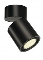 SUPROS CL plafonnier rond, noir, 3150lm, 4000K, SLM LED, réflect 60°, IRC90 (1003285)