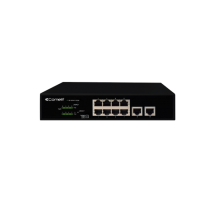 Switch de réseau, 8 ports PoE + 2 uplink gigabit (IPSWP10N01A)