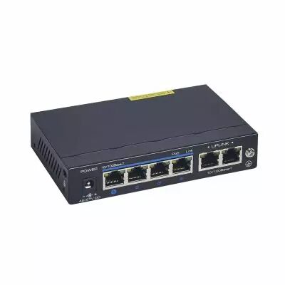 Switch Ethernet PoE 10M�gabits � 100M�gabits - 135x27x86mm (033503)
