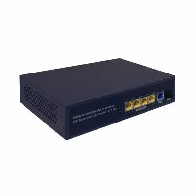 Switch Gigabit PoE 6 ports avec injecteur PoE+ EndSpan - livr� avec cordon alimentation (033493)