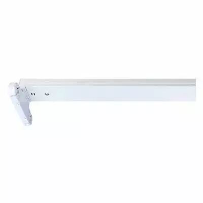t8 support double tubes 1200mm blanc (76105)