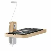 Tablette multifonction en chêne clair aimantée (427257)