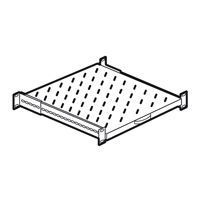 Tablette télescopique Linkeo - 1U - tablette prof. 425 - pour prof. 600mm (646508)