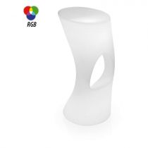 tabouret bar lumineux rgb + telecommande 37*37*82 (6005)