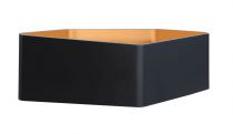 TAYLOR - Applique Mur, noir/doré, LED intég. 2x10W 3000K 1300lm, dimmable (50560)