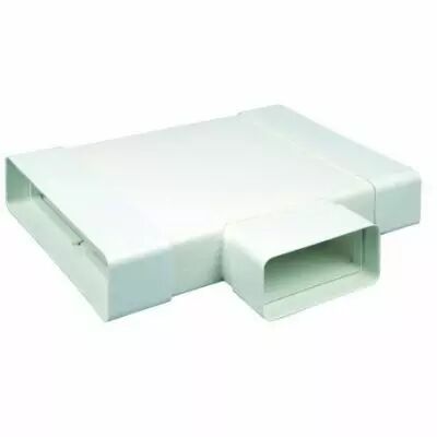 T� 90� pour conduit rectangulaire PVC rigide - 55 x 220 x 110mm (460024)