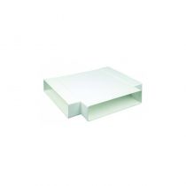 Té 90° pour conduit rectangulaire PVC rigide - 55 x 220mm (460022)