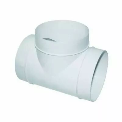 T� circulaire horizontal 90� pour conduit rond PVC rigide - � 100mm (460034)