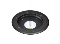 TECNISOL 200 - Enc.Sol Ext. IP67 IK10, rond, noir, LED 20W 60° 3000K 1850lm (50640)