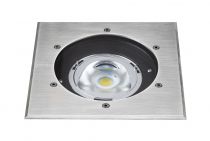 TECNISOL 200 ASY - Enc.Sol Ext. IP67 IK10, carré, inox, LED 20W 4000K 1940lm (50651)