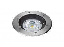 TECNISOL 200 ASY - Enc.Sol Ext. IP67 IK10, rond, inox, LED 20W 3000K 1860lm (50648)