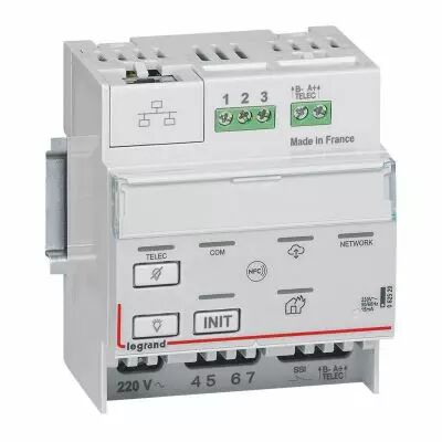 T�l�commande modulaire multifonctions connect�e non polaris�e IP pour bloc d\'�clairage et alarme incendie (062520)